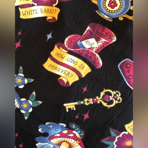 Dangerfield Alice in Wonderland Skirt. Cotton lining + tulle. Size- 6 - Picture 9 of 10